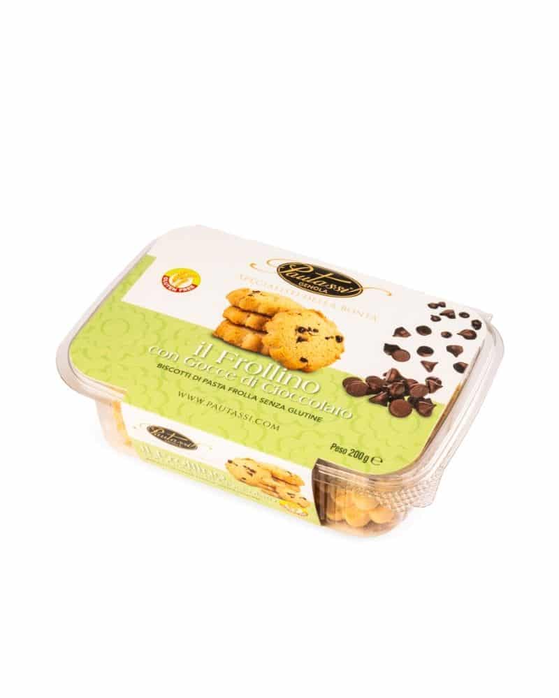 Vaschetta Frollini gocce di cioccolato – 200 g